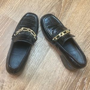 Urban Outfitters black loafers